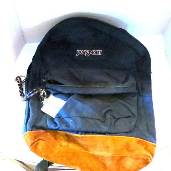 Jansport Bags Jansport Backpack Suede Bottom Blue Multi